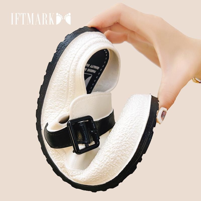 IFTMARK รองเท้าแตะ รองเท้าแฟชั่น สไตล์เกาหลี น่ารัก รองเท้ายางนิ่ม วัสดุนิ่ม ใส่สบาย รองเท้าแตะผู้หญิง[ส่งเร็วพิเศษ] - รูปที่ 6