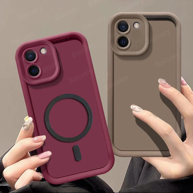 Samsung Galaxy A07 A06 A03 Casing Phone Case Cover Shell Bumper Camera Protect Support Magnetic Wireless Charger Sticker
