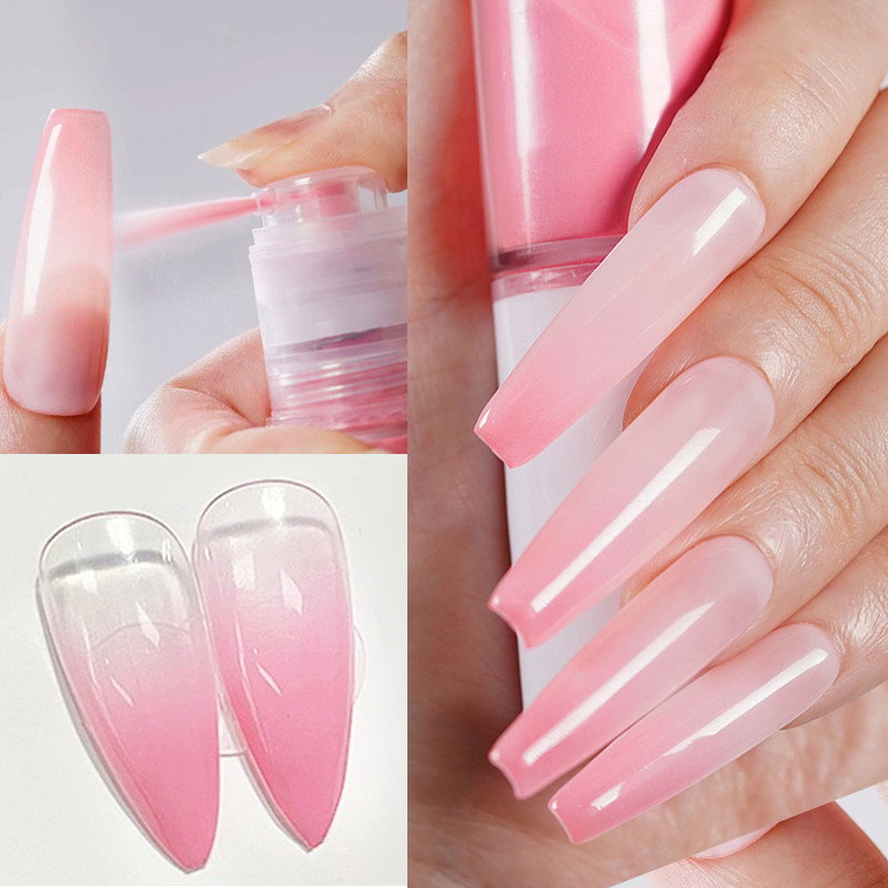 Born PRETTY Nail Gradation Powder สีชมพู Nude White Nail Art Pigment ฝุ่น Decoartion ภาพวาด 10g