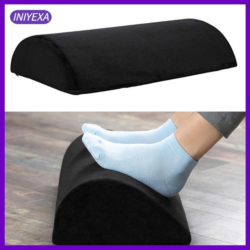 [Iniyexa] Comfort Desk Foot Rest สําหรับใต้โต๊ะ - นุ่ม - โค้ง - ด้านล่างกันลื่น