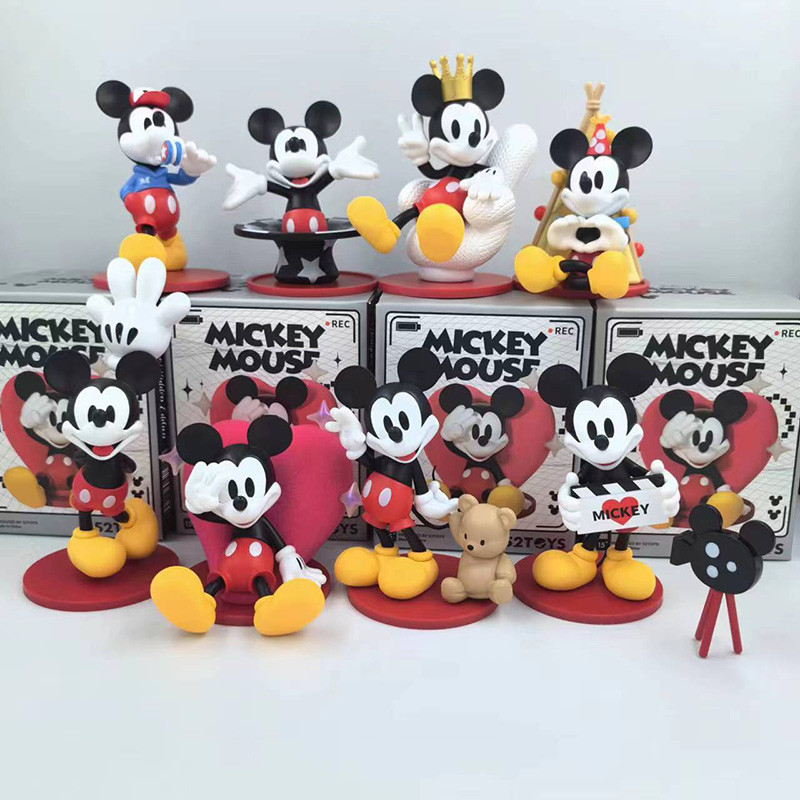 [คลังสินค้าพร้อม] 52toys Disney Mickey Shining Moment Series ตกแต่งรูปของขวัญเด็กผู้หญิง