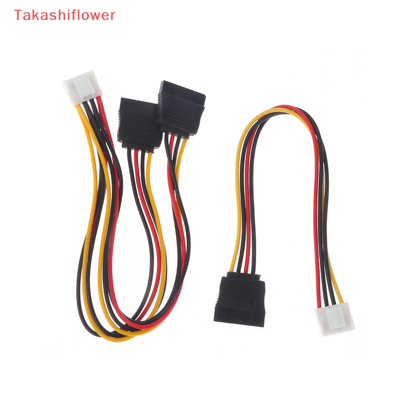 (Takashiflower) สายไฟ 4Pin เป็น SATA สําหรับ Hikvision DAHUA Mini VCR กล้อง IP กล้องวงจรปิด Hard Disk Power One To One/One ถึง Two VH3.96