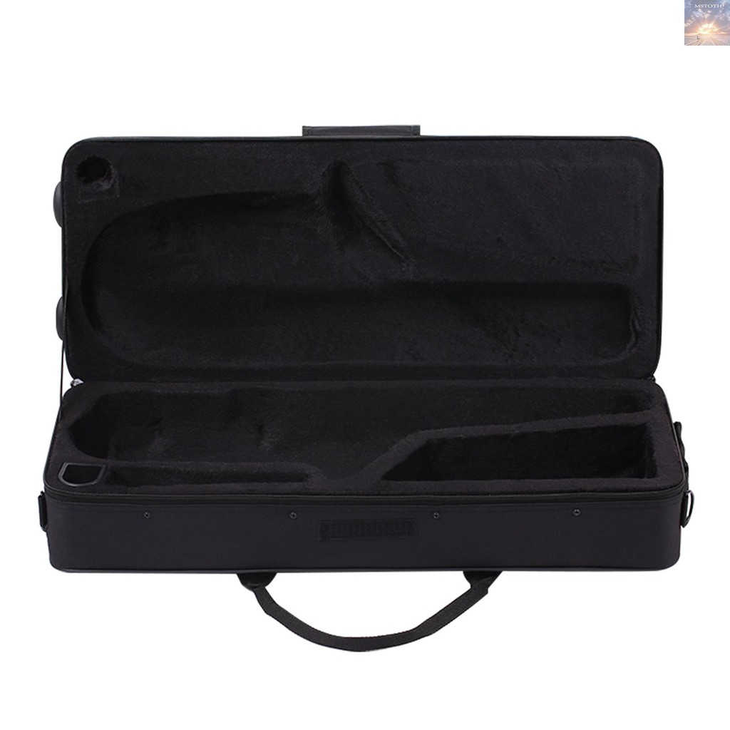 กระเป๋าแซ็กโซโฟน Sax กรณีกระเป๋าเป้สะพายหลัง Thicken เบาะโฟมไม่ทอผ้าด้านในปรับสายคล้องไหล่เบาะกระเป๋าถือสําหรับ Alto Sax แซ็กโซโฟน