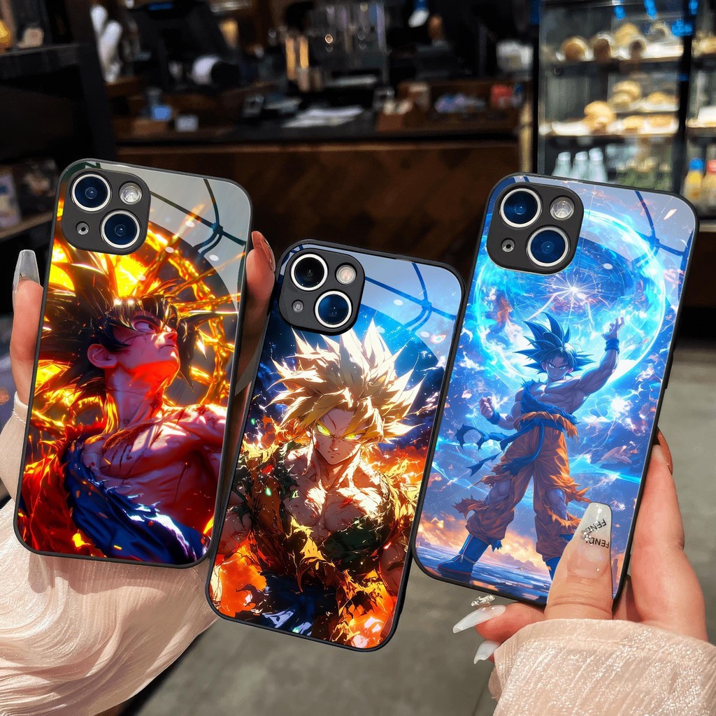 Songoku อะนิเมะ dragon ball สําหรับ iPhone 16 15 14 13 12 11 8 7 6 6s 6p 7p 8p 6g 7g 8g Pro Ma