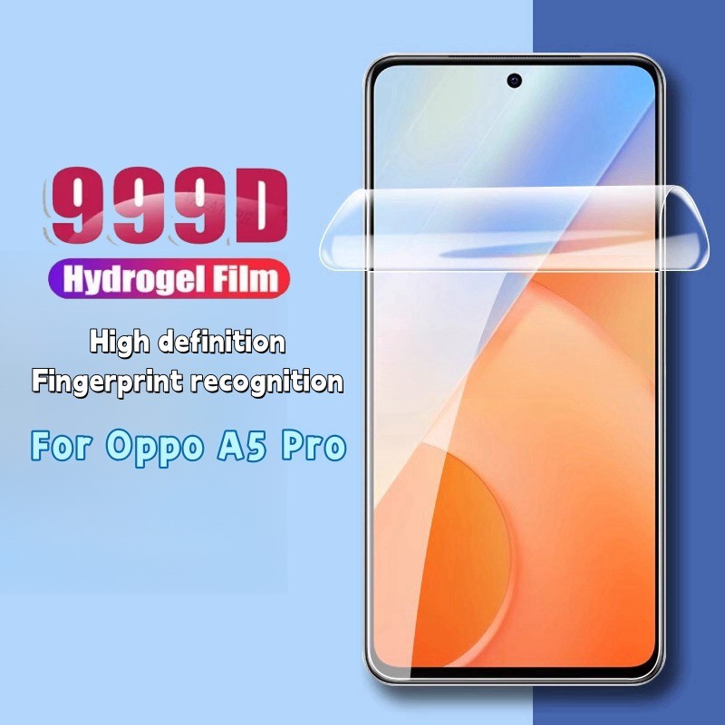 ฟิล์มไฮโดรเจลสําหรับOppo A5 Pro 5G A5Pro 4G A3X A3 หน้าจอด้านหน้าป้องกันฟิล์มไม่ใช่ฟิล์มแก้ว