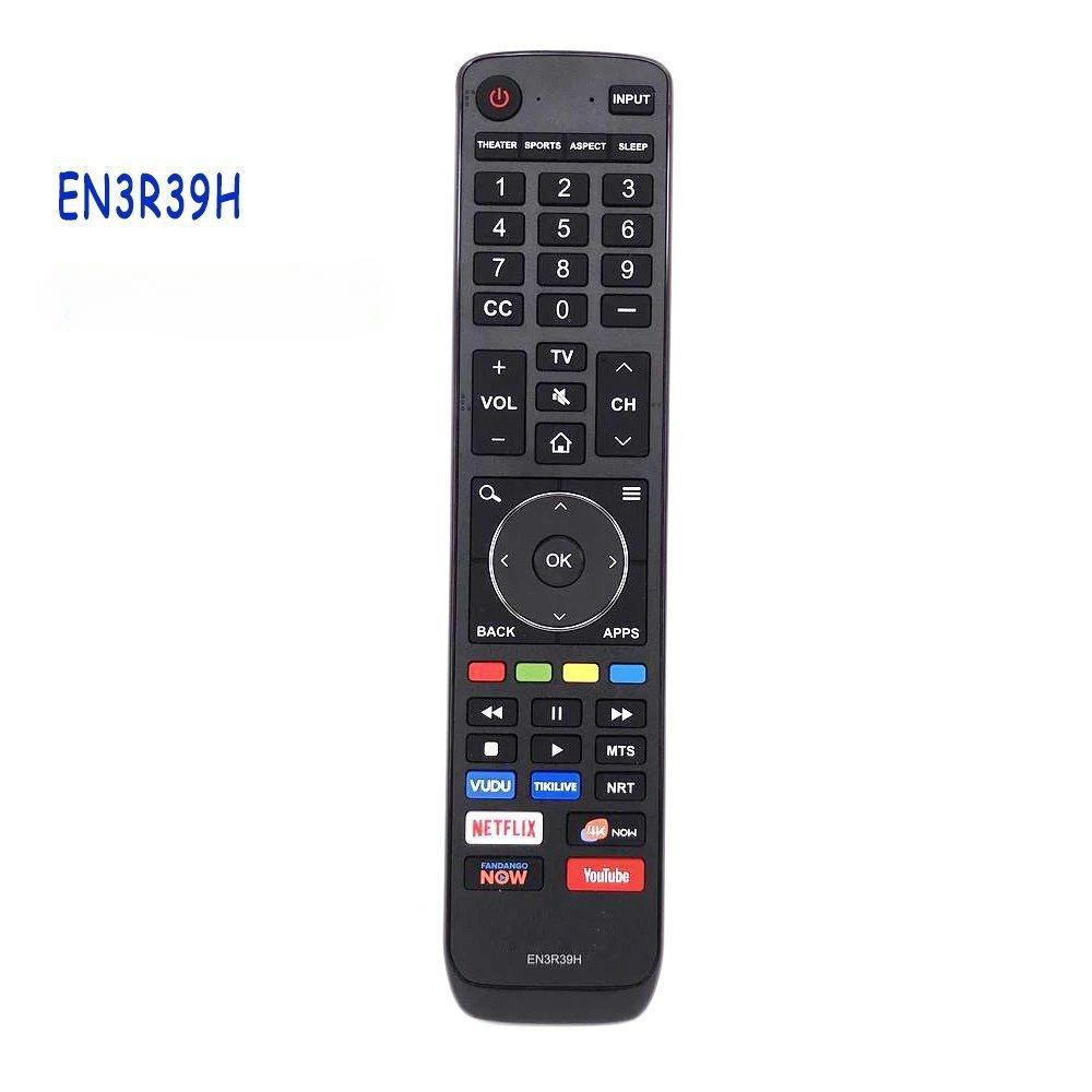 Hisense EN3R39H รีโมทคอนโทรลสําหรับ Hisense 4K สมาร์ททีวี 49H6E / 60H6E / 49H6E1 / 60H6E1 / 49H6020E