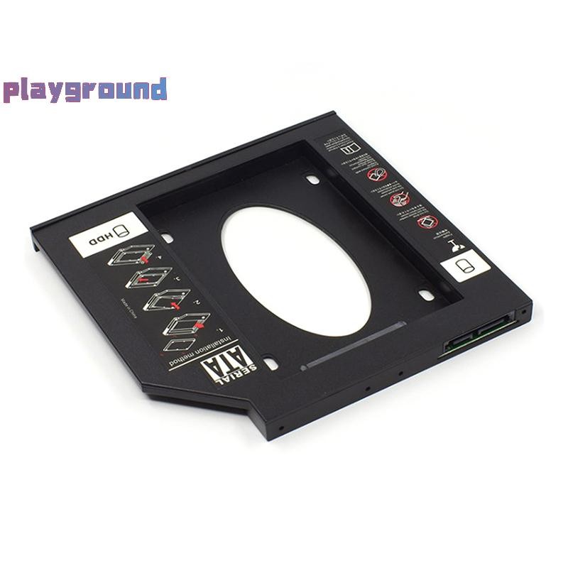 [playground] พลาสติก 9.0 มม.9.5 มม.12.7 มม.HDD Caddy SATA 3.0 ฮาร์ดดิสก์ไดรฟ์ SSD กล่องสําหรับแล็ปท็