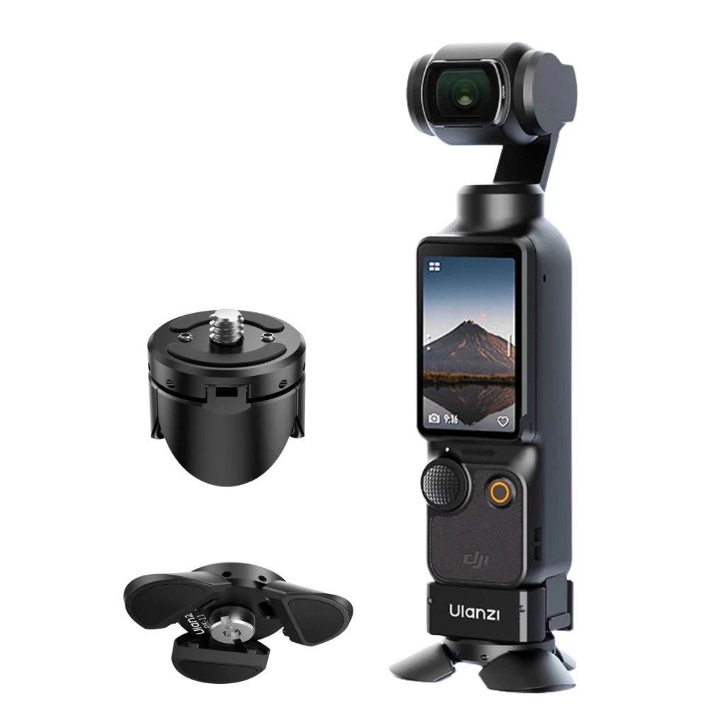 Ulanzi PK08 ขาตั้งกล้อง ขนาดเล็ก ขาตั้งจิ๋ว ถ่ายวิดีโอ Vlog รองรับ Insta360 Luna, Pocket 4/3/4P thumbnail 4
