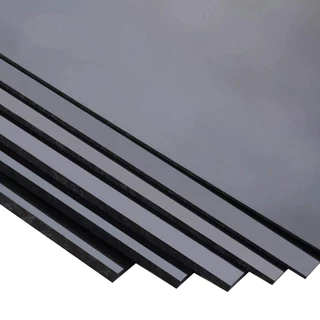 1PC ABS Plastic Panel Sheet - Versatile Black/White Colors, 0.3mm to 12mm Thickness, Perfect for DIY Models