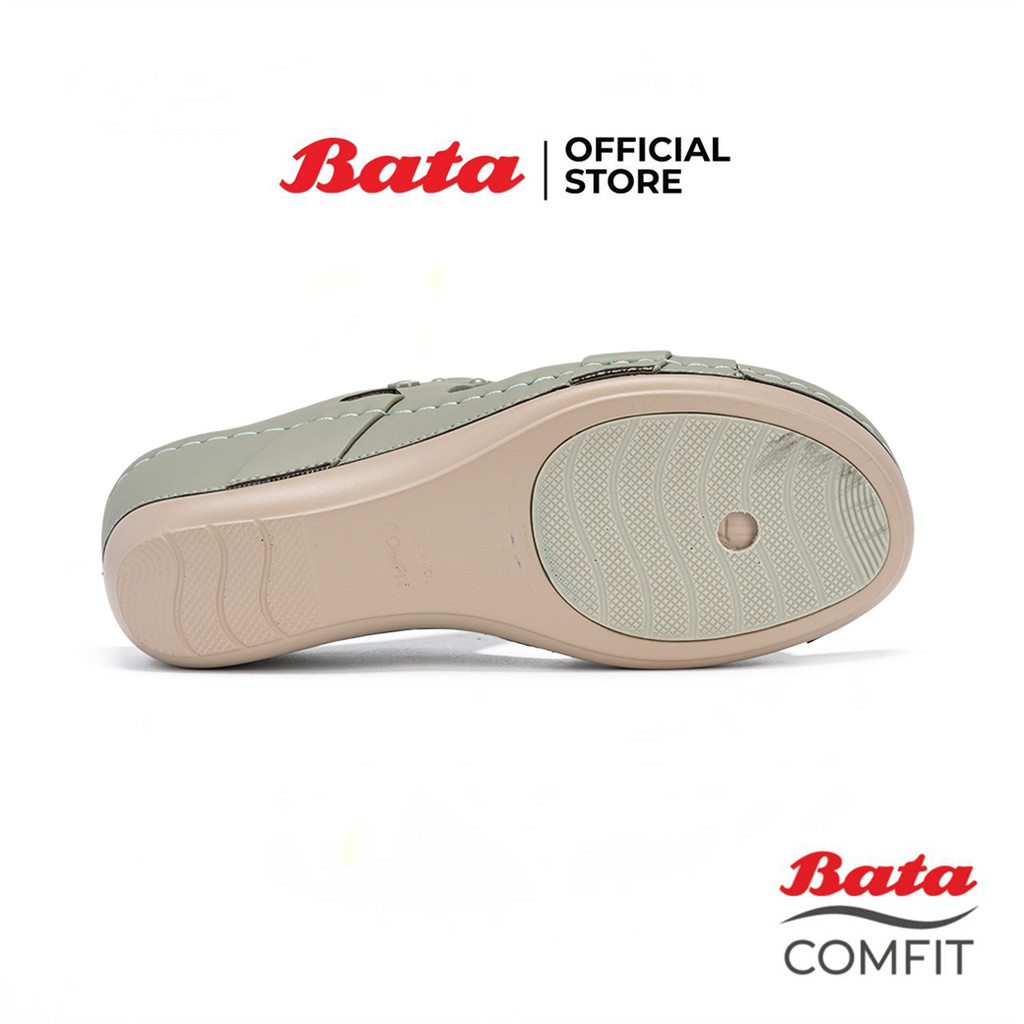 Bata บาจา Comfit รองเท้าเพื่อสุขภาพ สูง 3 นิ้ว สำหรับผู้หญิง รุ่น LILLY สีเขียว 7017228 สีกรมท่า 7019228