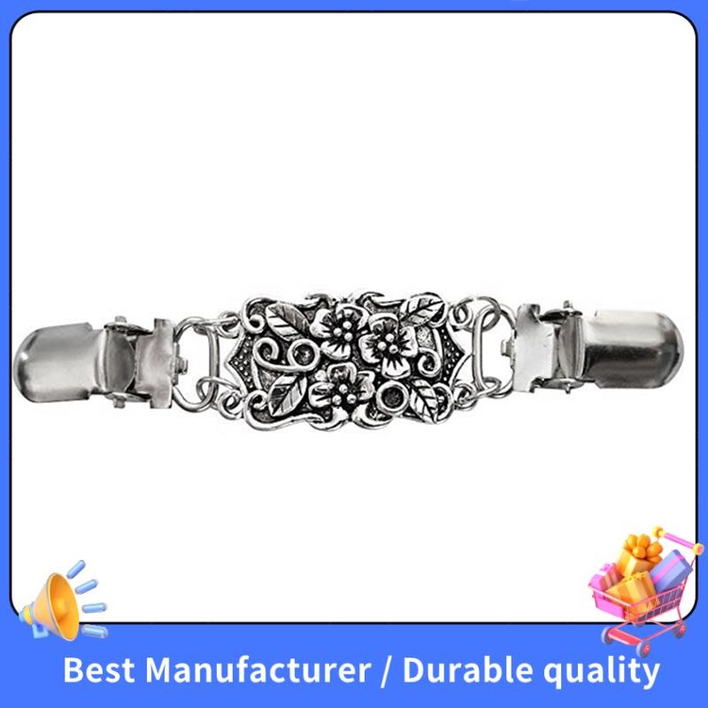 Retro Cardigan Clip Sweater Clip Women Filigree Cinch For Back Of Dresses Shawl Clip