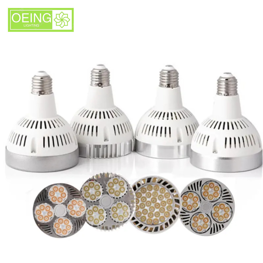 Oeing LED Track Light น้ําท่วมหลอดไฟ PAR30 โคมไฟ 25W 35W 40W 45W E27 Warm Cool Neutral White Spotlight สําหรับร้านเสื้อผ้าห้องครัว 220V