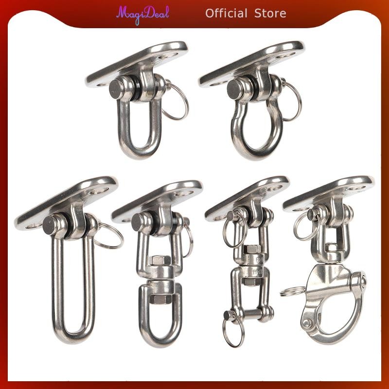 Magideal Swing Hanger ตะขอแขวนกระสอบทรายยิมนาสติกแหวนเพดานในร่ม Hooks Mount พร้อม