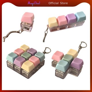 Magideal คีย์บอร์ด Fidget น้ําหนักเบา Novelty Mechanical Key…