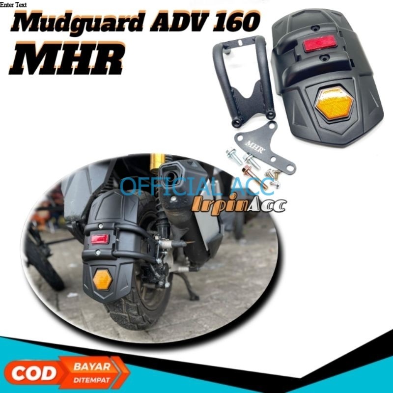 บังโคลน ADV 160 บังโคลนหลัง Anti-Mud Honda Adv 160 MHR LVR Racing PNP Adv 160