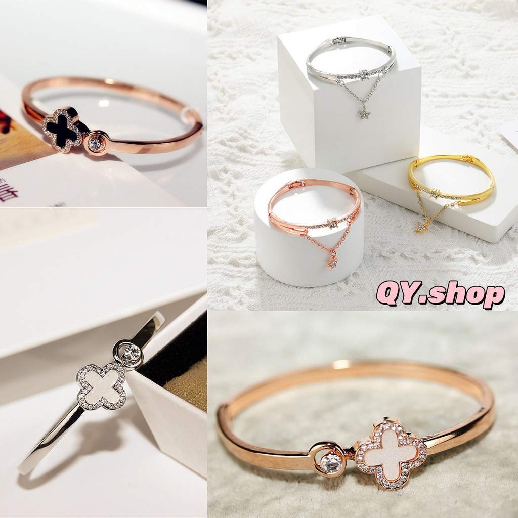 QY.Shop⭐️สินค้าราคาพิเศษ⭐️กําไลข้อมือดอกไม้ สร้อยข้อมือ เครื่องประดับแฟชั่น สไตล์เกาหลี "BRL-3/BRL-4"