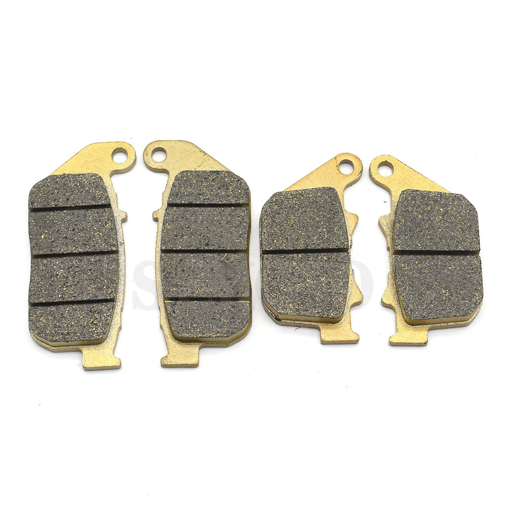 รถจักรยานยนต์ด้านหน้าและด้านหลังเบรคสําหรับ Harley Davidson XL 883 L ต่ํา 2004-2010 XL883L XL883 C S