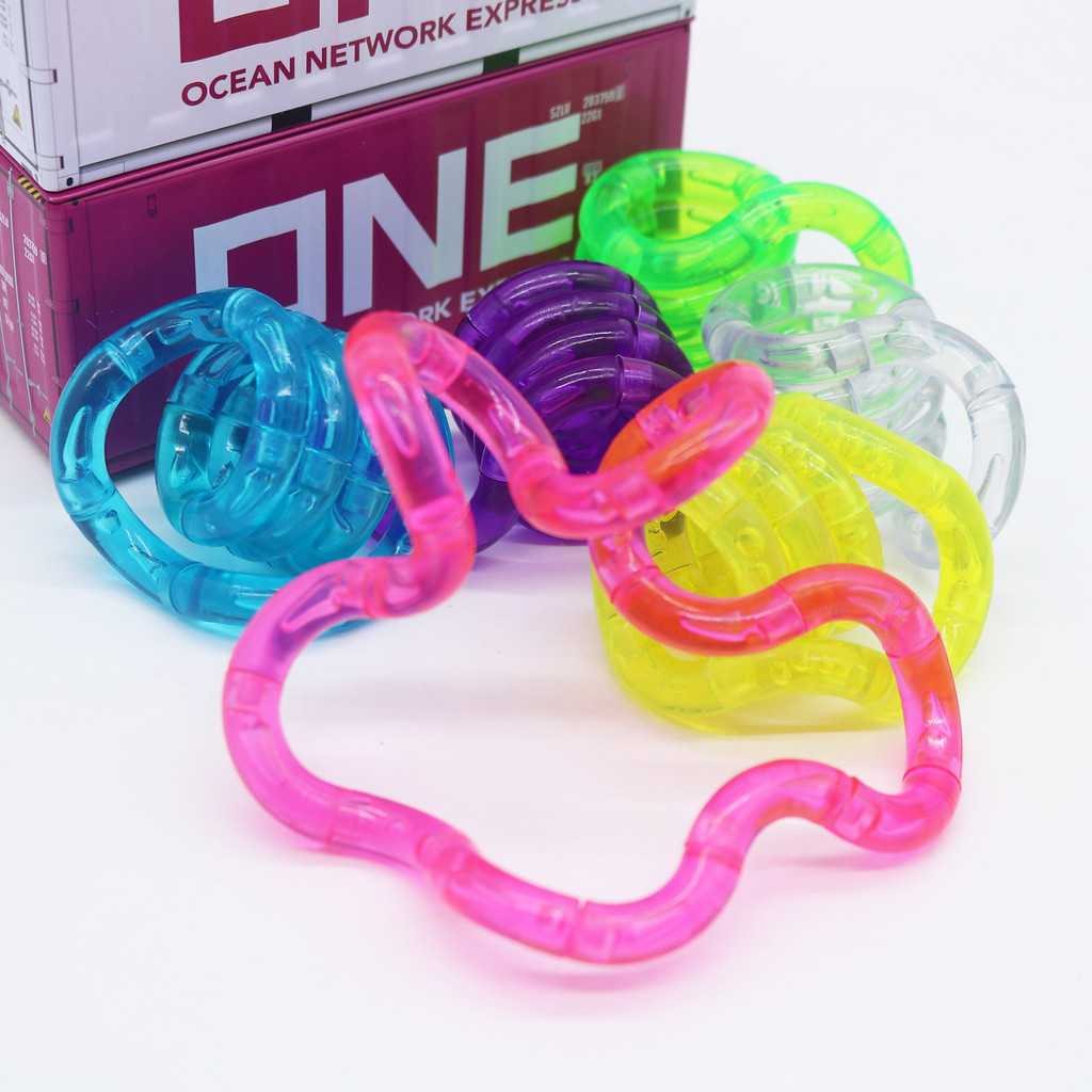 สีเรืองแสง Tangle Fidget ของเล่น Magical Creative Creatures ของเล่นบรรเทาความเครียดสําหรับเด็กและผู้ใหญ่