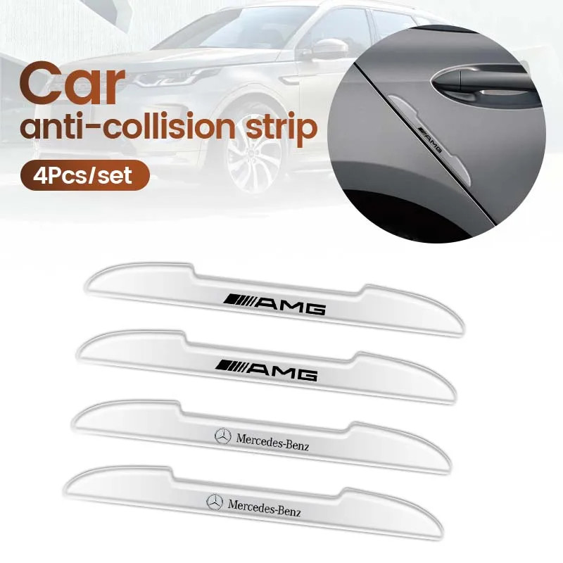 รถประตู Anti-collision Protector กันชน Strip สติกเกอร์สําหรับ Mercedes Benz ACES Class AMG CLA CLS W212 W213 W204