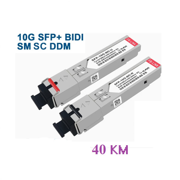 Sfp+ 10G 60KM 10KM ~ 80KM Mikrotik/HUAWEI/HP/CISCO ฯลฯSC BiDi 1270nm/1330nm สวิทช์ DDM ฟังก์ชั่น Sin
