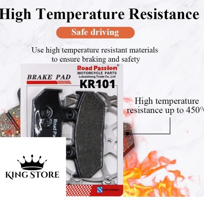 Honda NV400C Steed NX500 XL600V VLX600 ผ้าเบรคคุณภาพสูงเงา