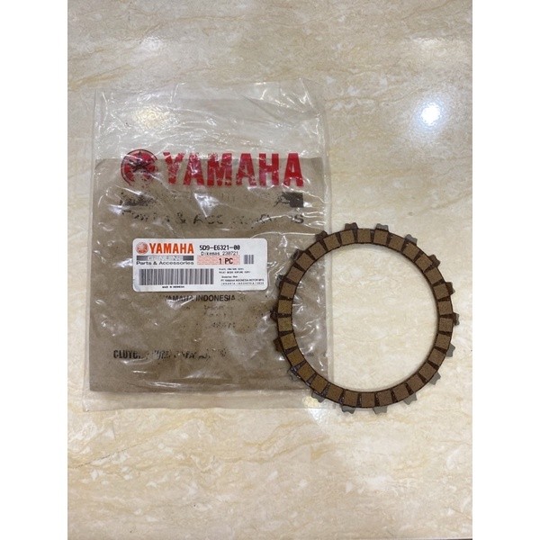 (MS) CLUTCH PLATE 5D9 VEGA ZR JUPITER Z NEW ZR ROBOT Z1 คาร์บอน INJECTION ORIGINAL YAMAHA YGP 5D9-E6