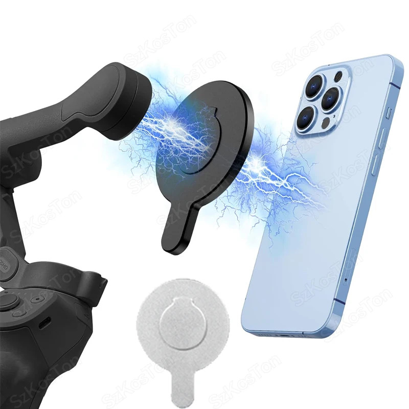 แหวนแม่เหล็ก Clamp สําหรับโทรศัพท์สําหรับ Magsafe DJI OM7/OM7P/OM6/5/4SE/4 สําหรับ DJI Osmo Gimbal S