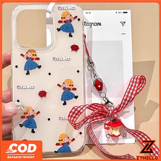 สําหรับOPPO Reno 15F Reno 14F Reno 13F Reno12 F Reno12 Pro Reno11 F Reno 11 Reno 10 Reno 8T Reno 8Z Reno 7Z Reno7 Reno8 Reno5 สาวเต้นน่ารักกันกระแทกTPUเคสโทรศัพท์