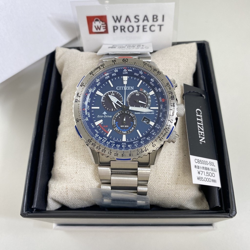 [Authentic★Direct from Japan] CITIZEN CB5000-50L Unused PROMASTER Eco Drive Sapphire glass Blue Men Wrist watch นาฬิกาข้อมือ