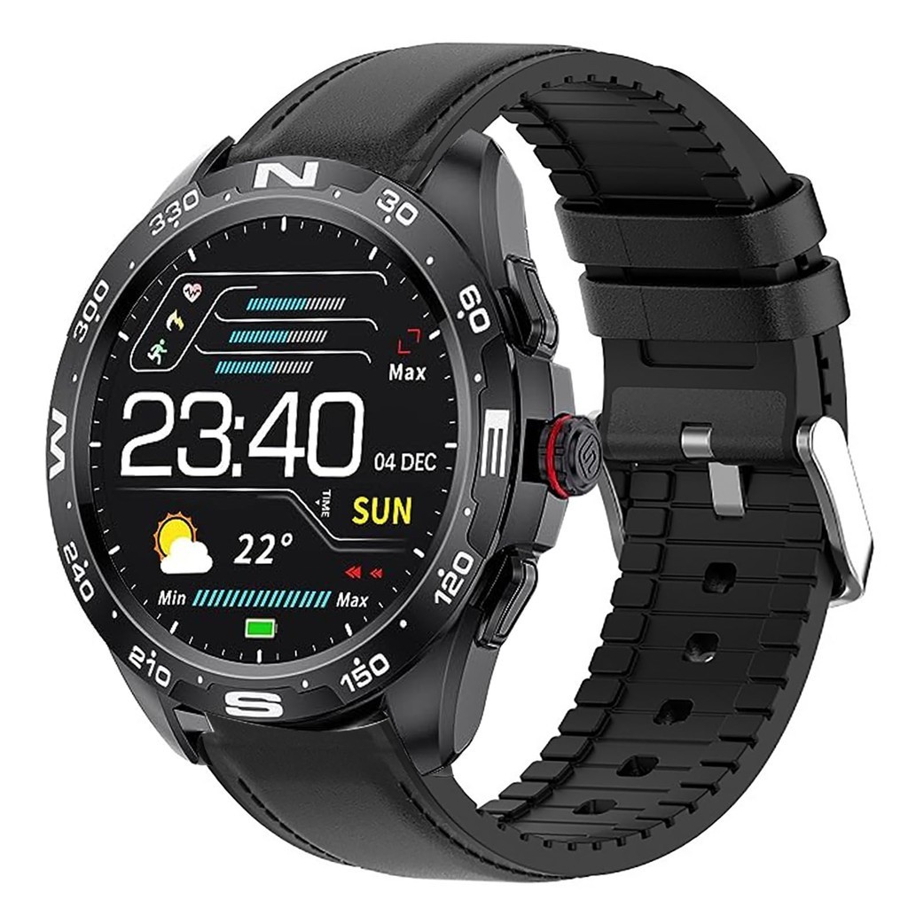 สายนาฬิกาข้อมือสมาร์ทวอทช์ สายหนัง 20 มม. 22 มม. สําหรับ LIGE Men Smart Watch-LIGE BW327 BW00220A