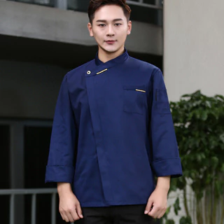 ชุดยูนิฟอร์มเชฟ แขนสั้น สไตล์ฝรั่งเศส สําหรับเชฟร้านอาหาร โรงแรม
