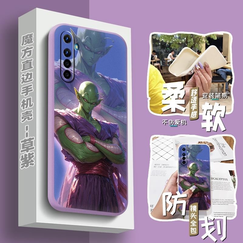 Durable Back Cover Phone Case For OPPO Realme X2/Realme XT/K5 Full wrap soft Anti-dust Anti-knock Anime protective TPU
