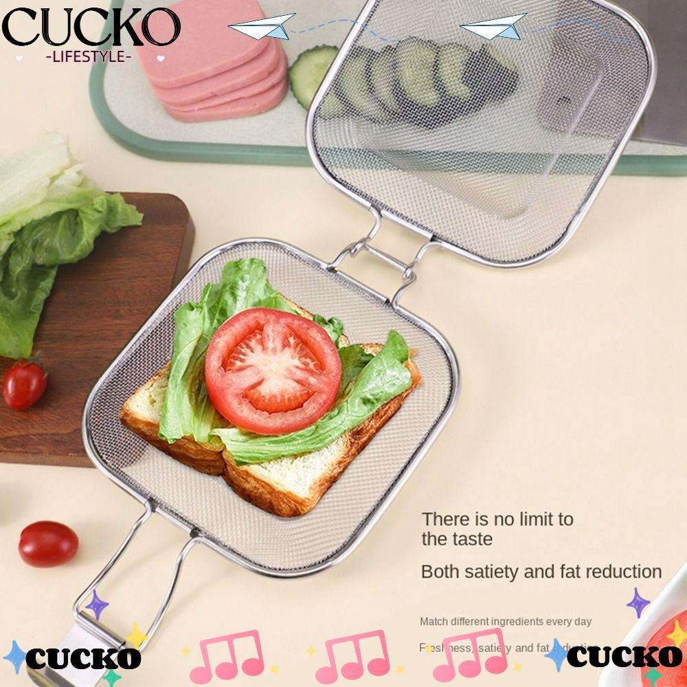 Cucko เครื่องทําแซนวิช ขนมปังปิ้ง แบบกดมือ อเนกประสงค์