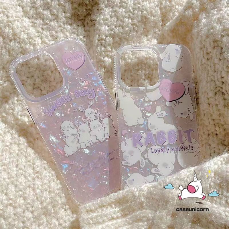 เคสโทรศัพท์มือถือ ลายการ์ตูนกระต่ายคิตตี้ ประดับไข่มุก พร้อมช่องใส่บัตร หรูหรา สําหรับ Samsung A05 A51 A05s A14 A52 A50s A53 A54 A13 A31 A12 A52s A21s A03s A20s A34 A04 A30s A30 A04s A02s A10s A04E A24 A32 A23 A11