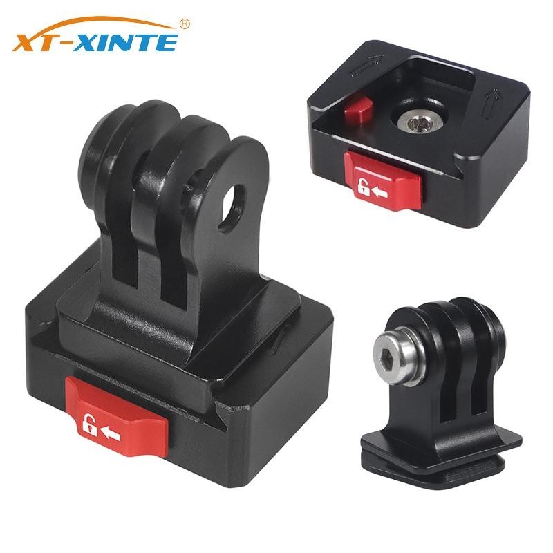 Xt-xinte แคลมป์ปลดเร็ว อะลูมิเนียมอัลลอย ขนาดเล็ก อุปกรณ์เสริมขาตั้งกล้อง สําหรับกล้อง SLR
