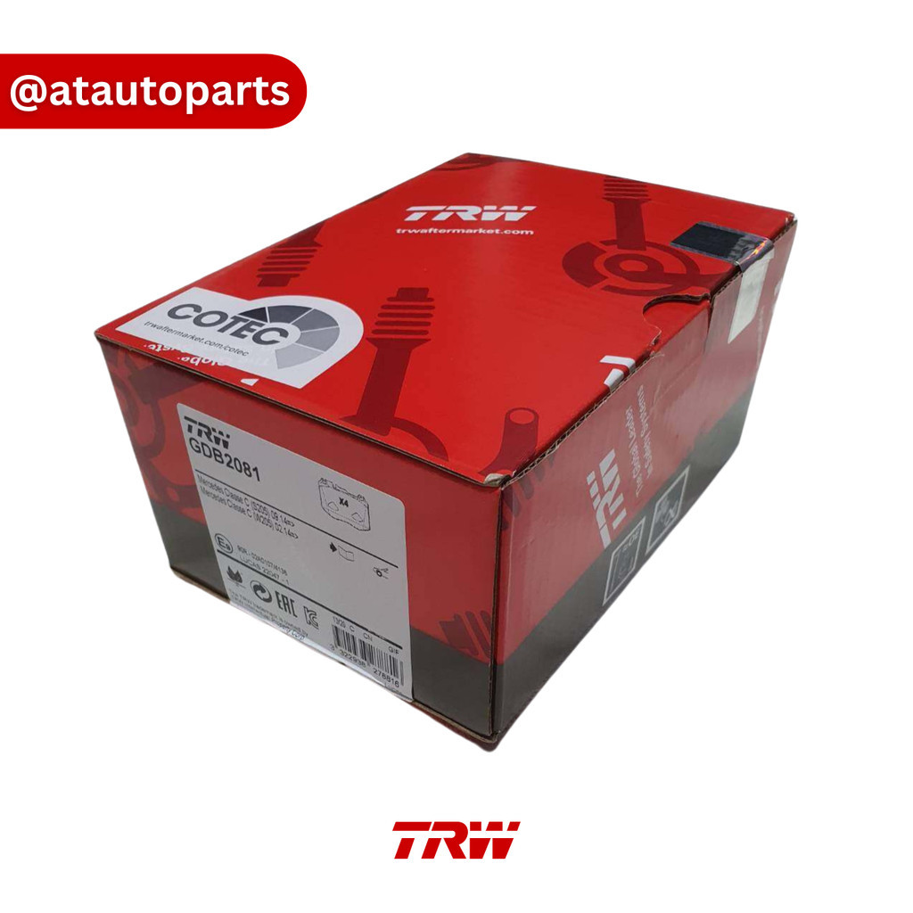 ผ้าเบรคหน้า พร้อมเซนเซอร์ รถเบนซ์  Benz E-Class  W213  ( 2016 - ปัจจุบัน )  รุ่น E350 e 2.0GDB2081/G