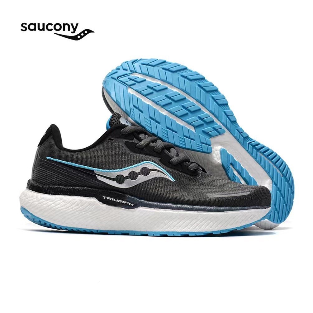 Saucony Triumph 19 ใหม่ รองเท้าวิ่ง รองเท้ากีฬา ดูดซับแรงกระแทก สําหรับผู้ชาย และผู้หญิง