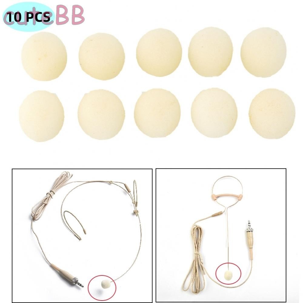 โฟมปก100% แบรนด์ใหม่10ชิ้น10ชิ้นปกชุดหูฟังชุดหูฟังไมโครโฟน