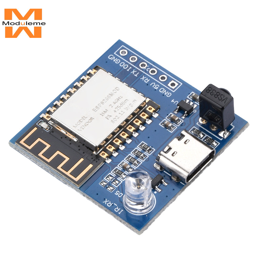 บอร์ดโมดูลทดลอง ESP8266 อินฟราเรด ESP-12F TYPE-C