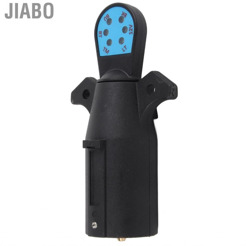 Jiabo Trailer Socket Tester 12V 7pin flat tester trailer plug Towing Light Wiring Cable Circuit Plug for Auto Trailers