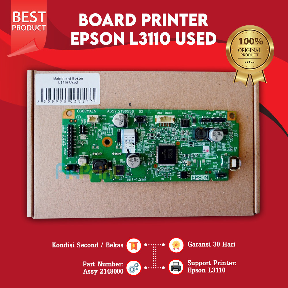 เมนบอร ์ ดเครื ่ องพิมพ ์ Epson L3110 , บอร ์ ด Epson L3110 ใช ้ เหมือนใหม ่