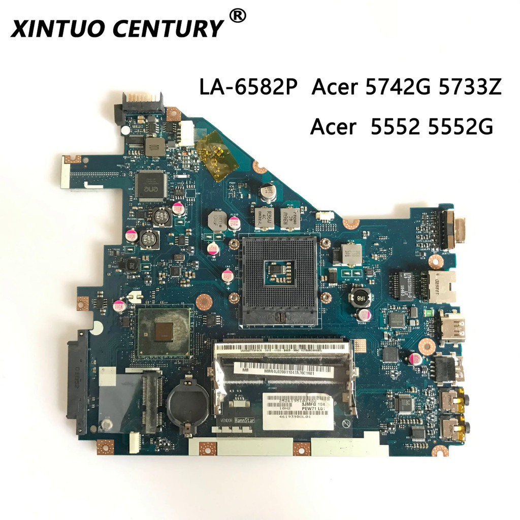 PEW71 LA-6582P สําหรับ Acer Aspire 5742 5742G 5733 5733Z แล็ปท็อปพร้อม HDMI HM55 DDR3 MBRJW02001 MB.