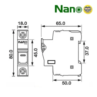 **ฐานฟิวส์ 10x38** NANO ฐานฟิวส์ DC 1P 1000V สำหรับโซล่าร์เซลล์ ไม่รวมลูกฟิวส์ กล่องฟิวส์ กล่องใส่ฟิวส์