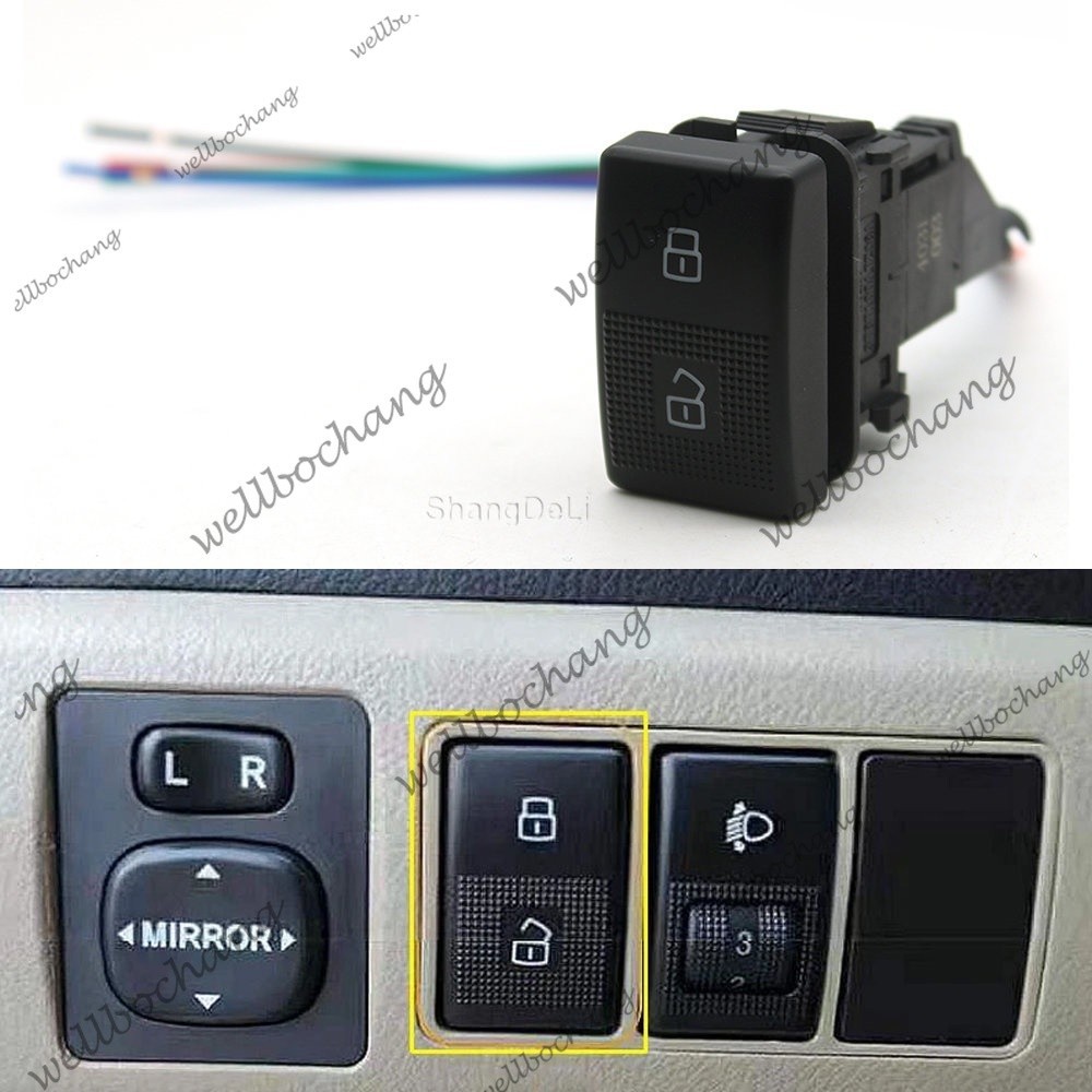 Mazda 1 PC ยานยนต์ 24V เซ็นทรัลประตูล็อคปุ่มสวิทช์สําหรับ Mazda 3 MX5 323 RX8 สําหรับ Mazda 6 CX7