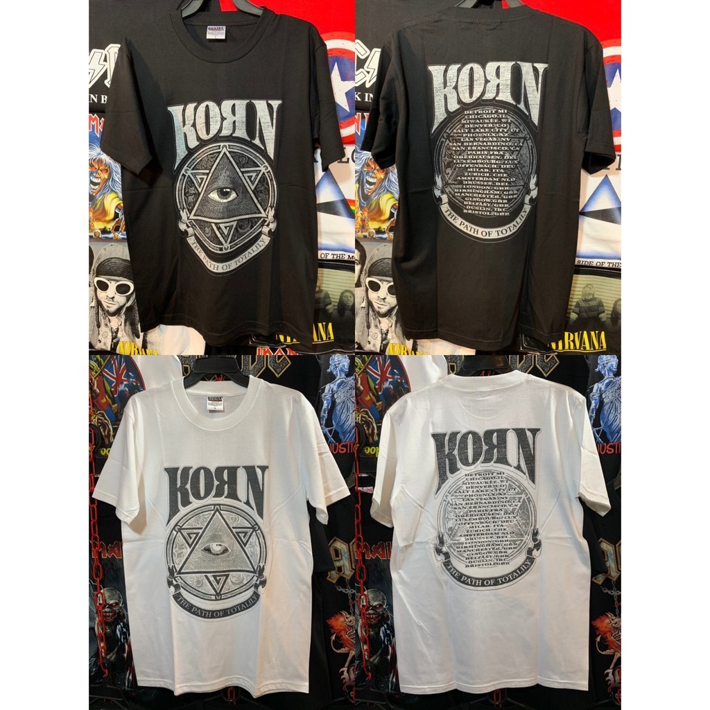 เสื้อเลือกตั้ง hot รวม Korn เสื้อยืดวงร็อค คอร์น เสื้อวินเทจ คอน