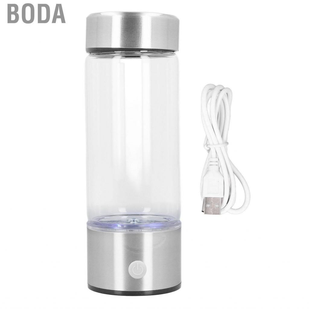 Boda Hydrogen Water Bottle  Anti Aging Generator Quick Electrolysis Portable Lonizer Machine Rechargeable 1000PPB for Travel