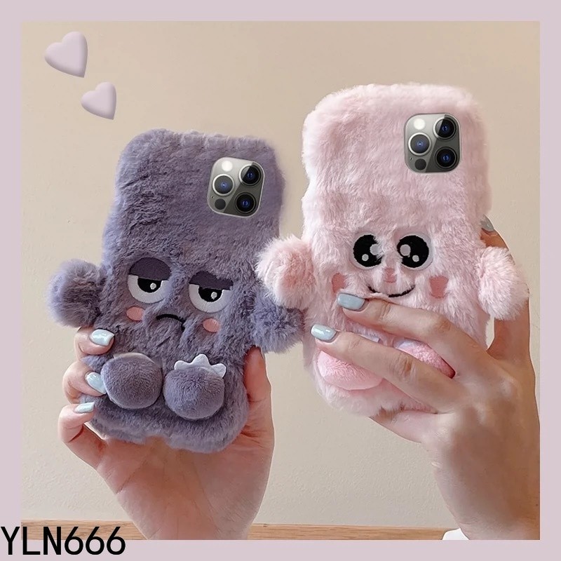 Samsung A05 A15 A25 A35 A55 A24 A14 A23 A72 A53 A54 A13 A12 A22 A52 A71 A73 A51 แฟชั่นสไตล์ใหม่น่ารัก wacky plush เคสโทรศัพท์แนวโน้มสไตล์ตุ๊กตากันกระแทก