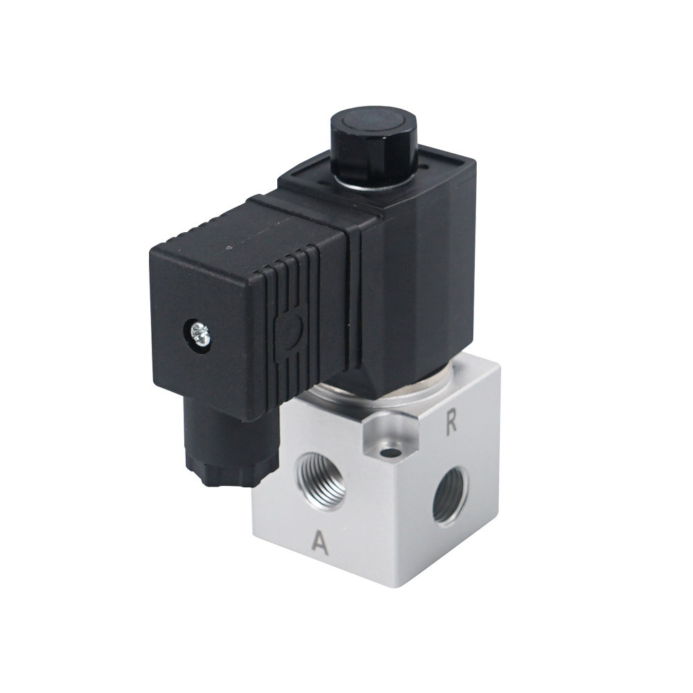 นิวเมติก 2-Bit 3 ช่องโซลินอยด์วาล์ว 3V1-06 3V206NCB 3V308NCB 3V2-06 08NC 3V2-08 3V3-08