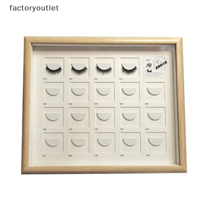 Flth 10 ชิ ้ นอะคริลิค Eyelash Display Stand Grafg แผง Lashes Extensions Vary