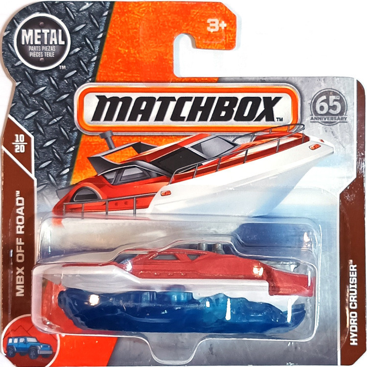2018 097 US Version Short Card Matchbox Matchbox City Hero Car Hydro Speedboat Cruiser